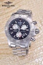 Breitling Chronometer Certi 1000M replica watch SS Black Chronograph_th.jpg